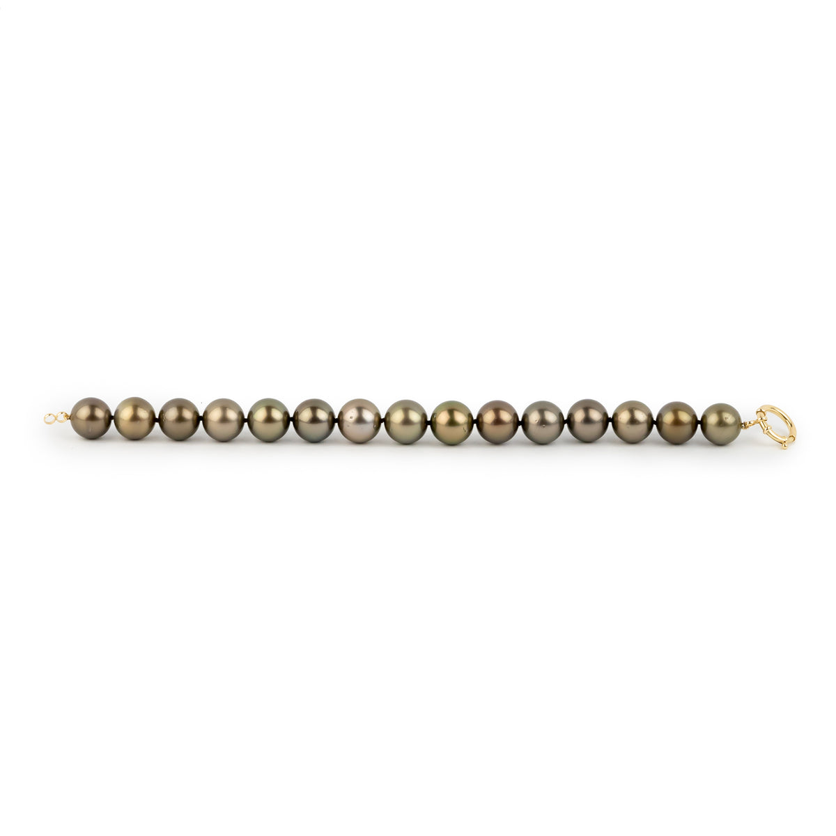 Coppery Sunset 11-11.6mm Tahitian Pearl Bracelet