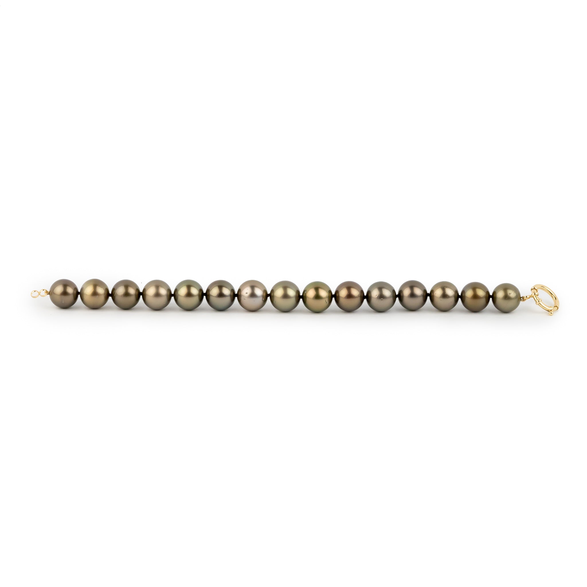 Coppery Sunset 11-11.6mm Tahitian Pearl Bracelet