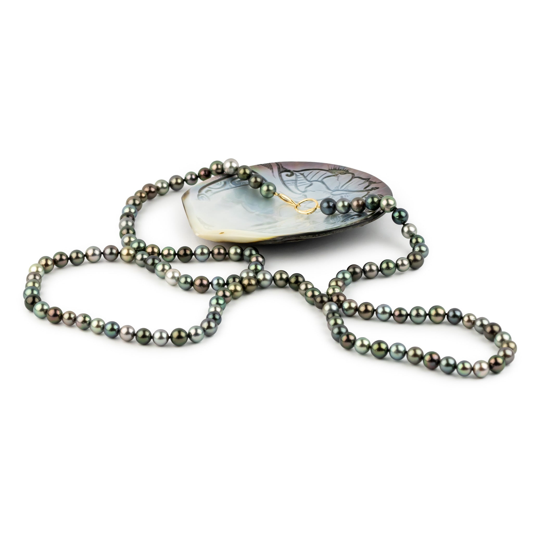 Colors of Polynesia 7.5-9.4mm Tahitian Pearl Rope Strand