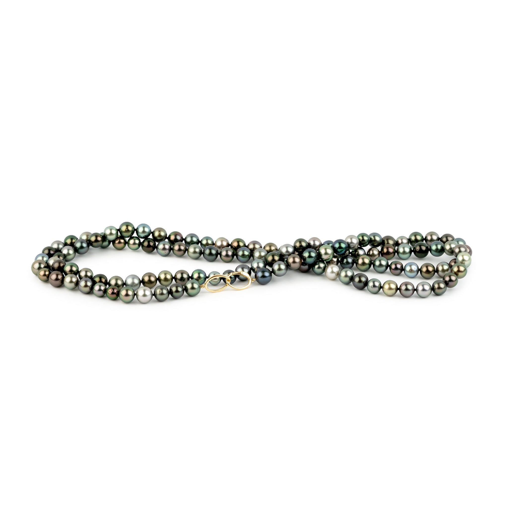 Colors of Polynesia 7.5-9.4mm Tahitian Pearl Rope Strand