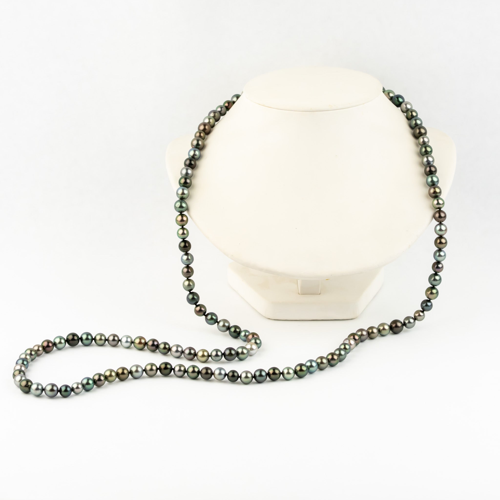 Colors of Polynesia 7.5-9.4mm Tahitian Pearl Rope Strand