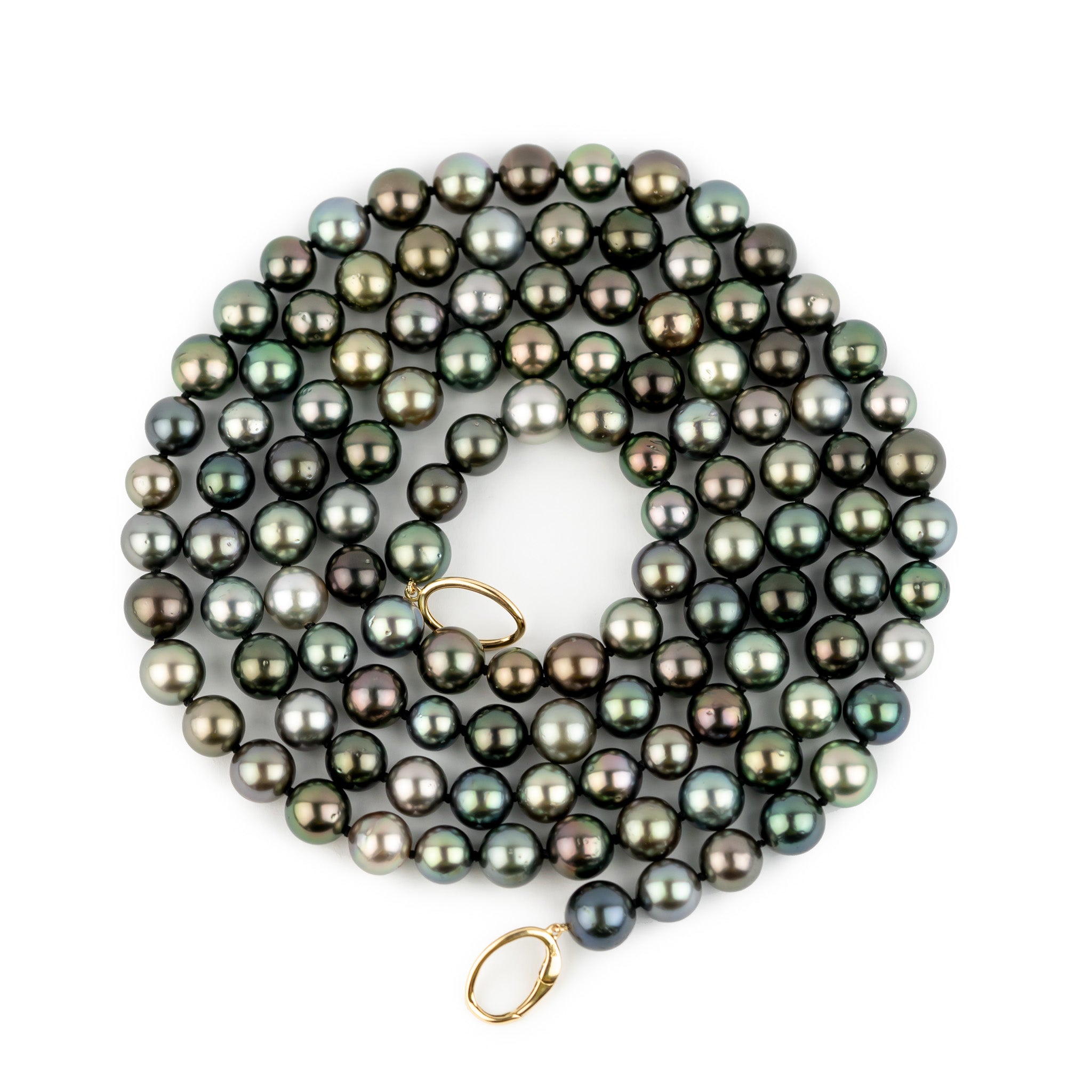 Colors of Polynesia 7.5-9.4mm Tahitian Pearl Rope Strand