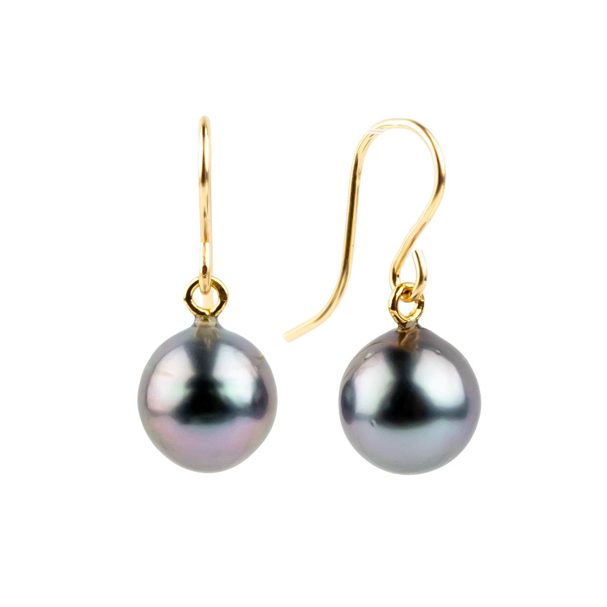 Glowing Lavender Pink Tahitian Pearl Dangles on 14/20 Gold Filled