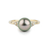 Tahitian Pearl & Diamond Toru Ring