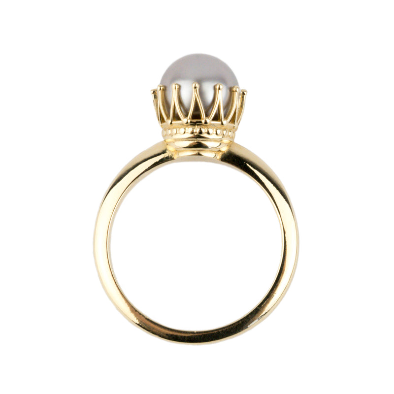 Royal Lavender-Pink Tahitian Pearl Ring