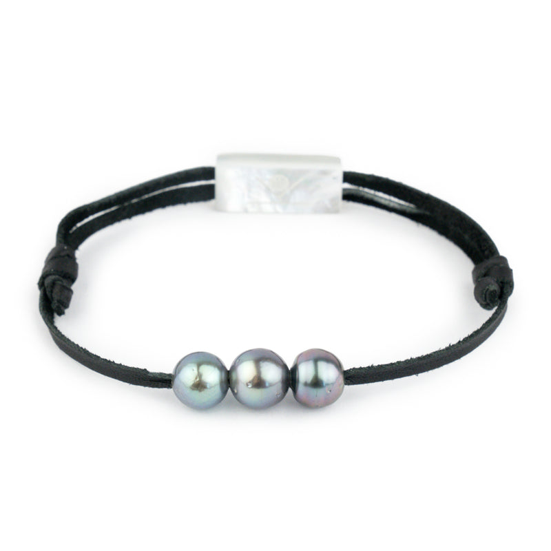Triple Lavender Blue 7.8-8.8mm Mana Bracelet