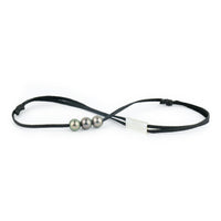 Pink Peacock 10-10.9mm Triple Eimeo Mana Necklace