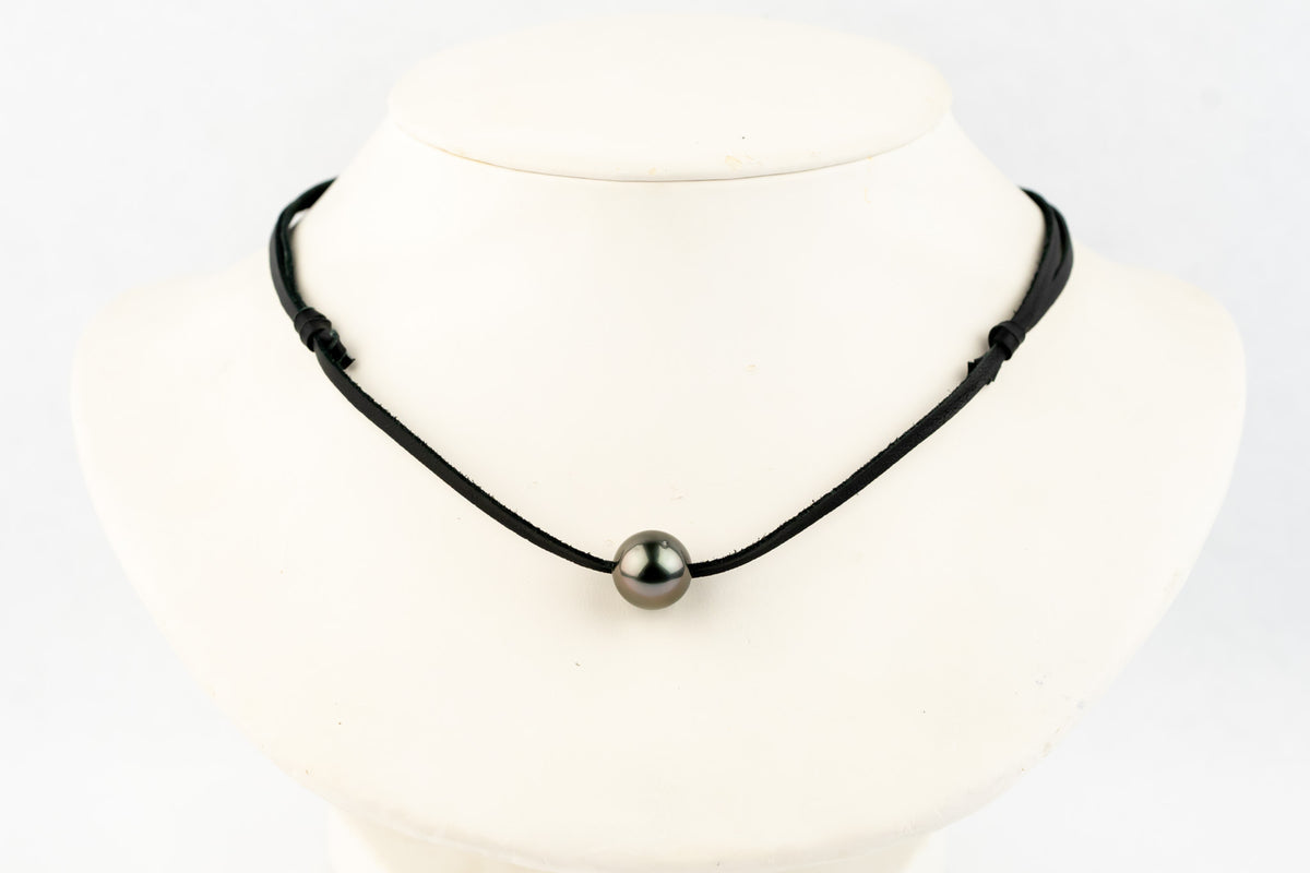 Midnight Aubergine 12.4mm Super Mana Necklace