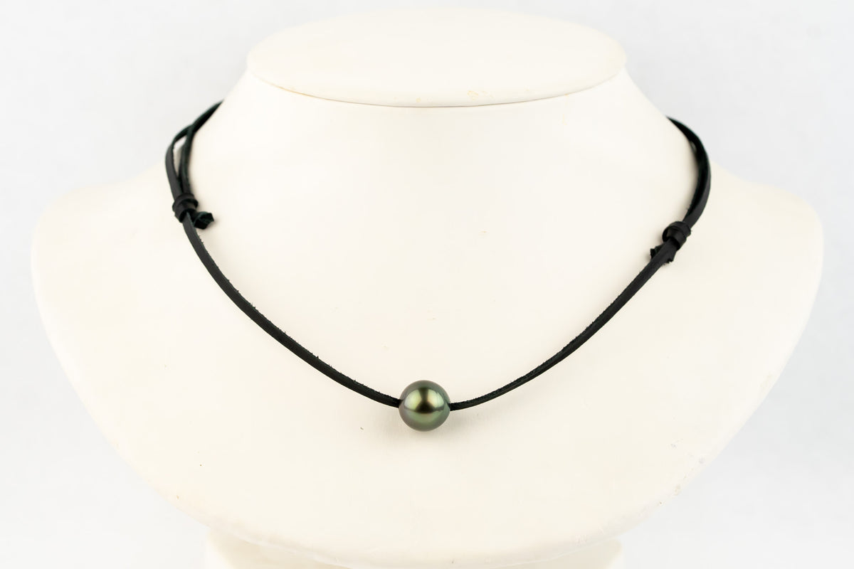Warm Blue Green 11.8mm Super Mana Necklace