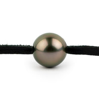 Dark Pink Green 11.6mm Super Mana Necklace