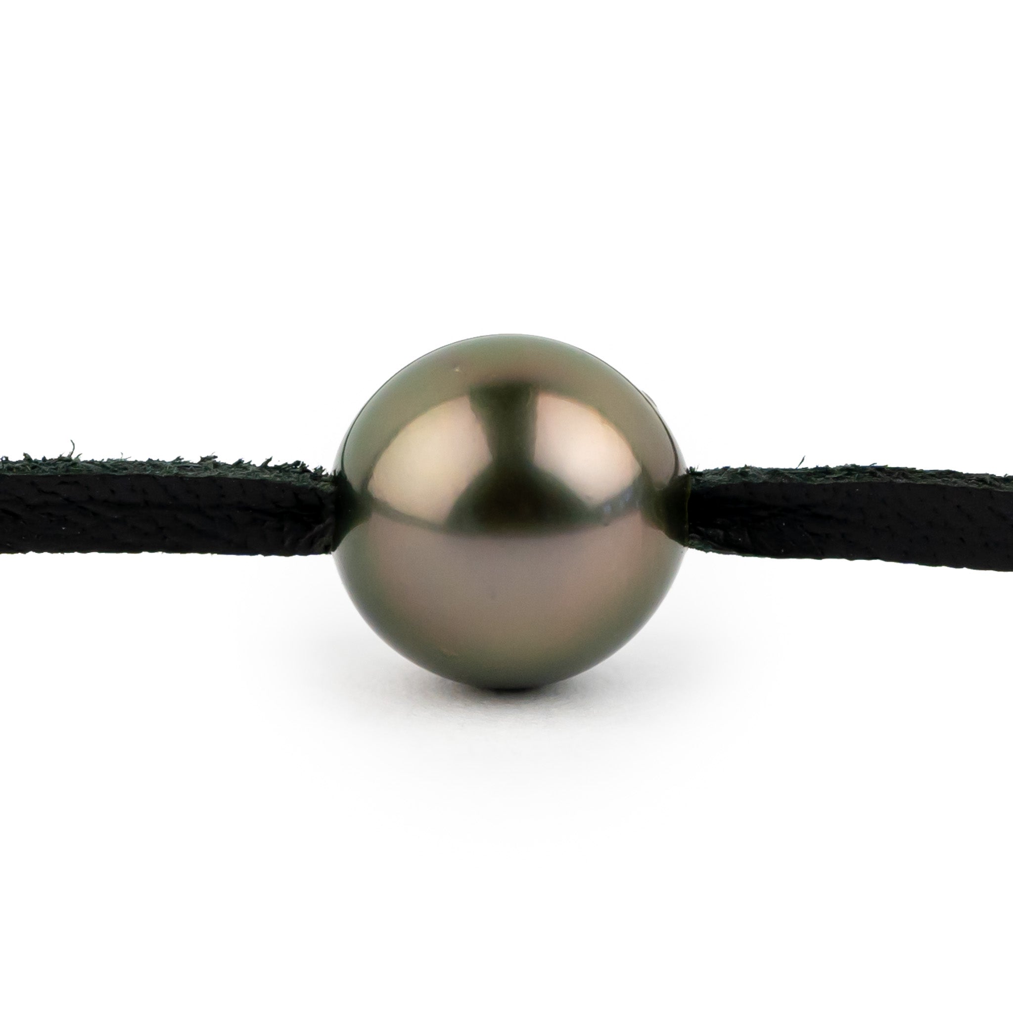 Dark Pink Green 11.6mm Super Mana Necklace