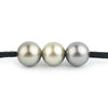 Lavender Green 10-10.8mm Triple Eimeo Mana Necklace
