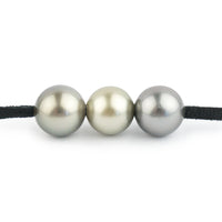 Lavender Green 10-10.8mm Triple Eimeo Mana Necklace
