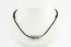Silvery Blue 10.2-11mm Triple Eimeo Mana Necklace