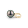 Plum Peacock Tahitian Pearl & Diamond Mai Tai Pendant