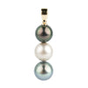Triple Tahitian Pearl Pendant