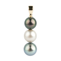 Triple Tahitian Pearl Pendant