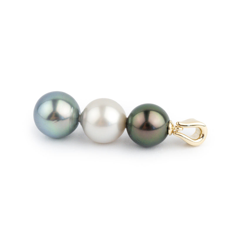 Triple Tahitian Pearl Pendant