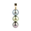 Triple Tahitian Pearl Pendant
