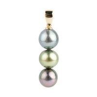 Triple Tahitian Pearl Pendant