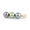 Triple Tahitian Pearl Pendant