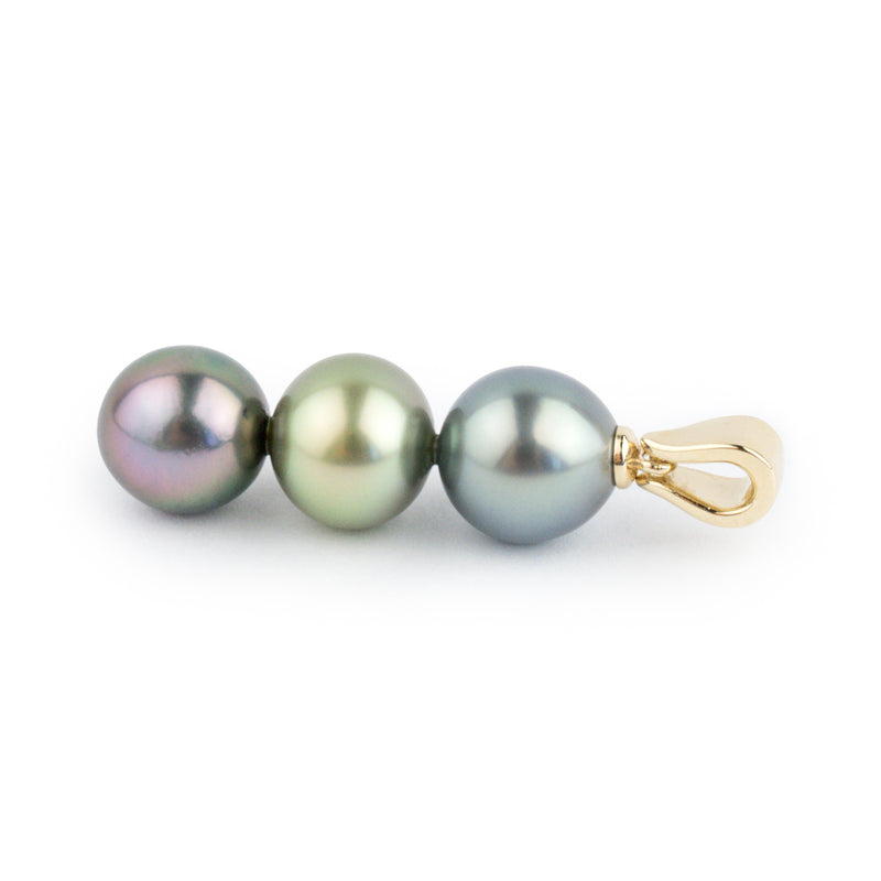 Triple Tahitian Pearl Pendant