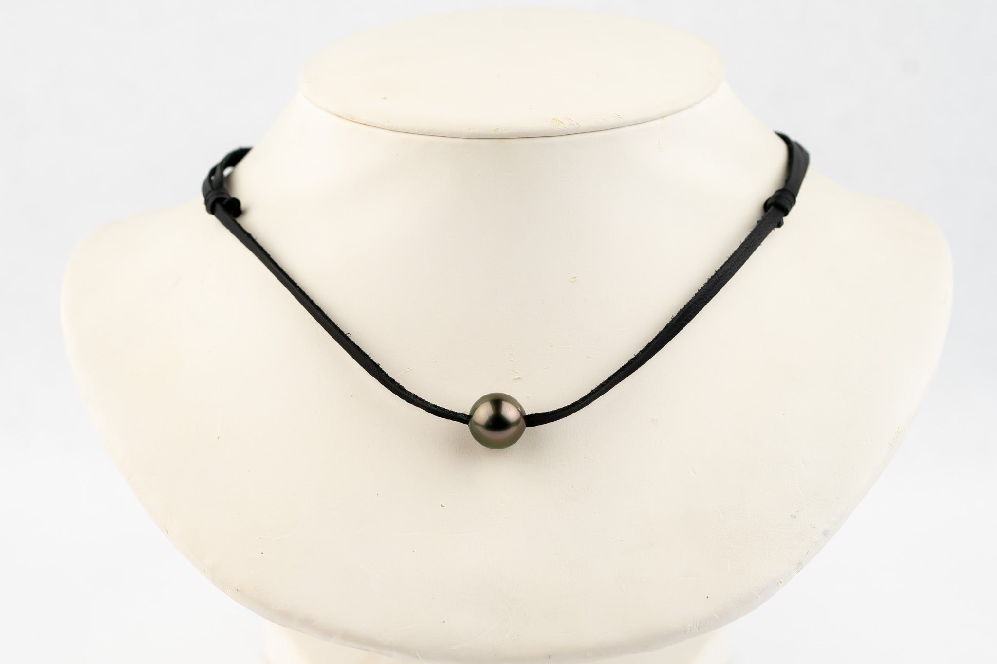 Dark Pink Green 11.6mm Super Mana Necklace
