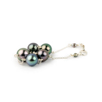 Tropical Dream Tahitian Pearl Tin Cup Bracelet on Sterling Silver