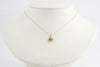 Tahitian Keshi Pearl 14K Yellow Gold Seashell Necklace