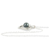 Silver Heart Keshi Pearl Necklace