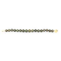Golden Greens 9.6-11.2mm Tahitian Pearl Bracelet
