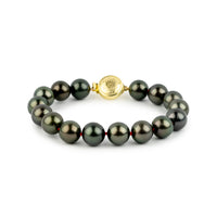 Eclipse Black 10-11mm Tahitian Pearl Bracelet