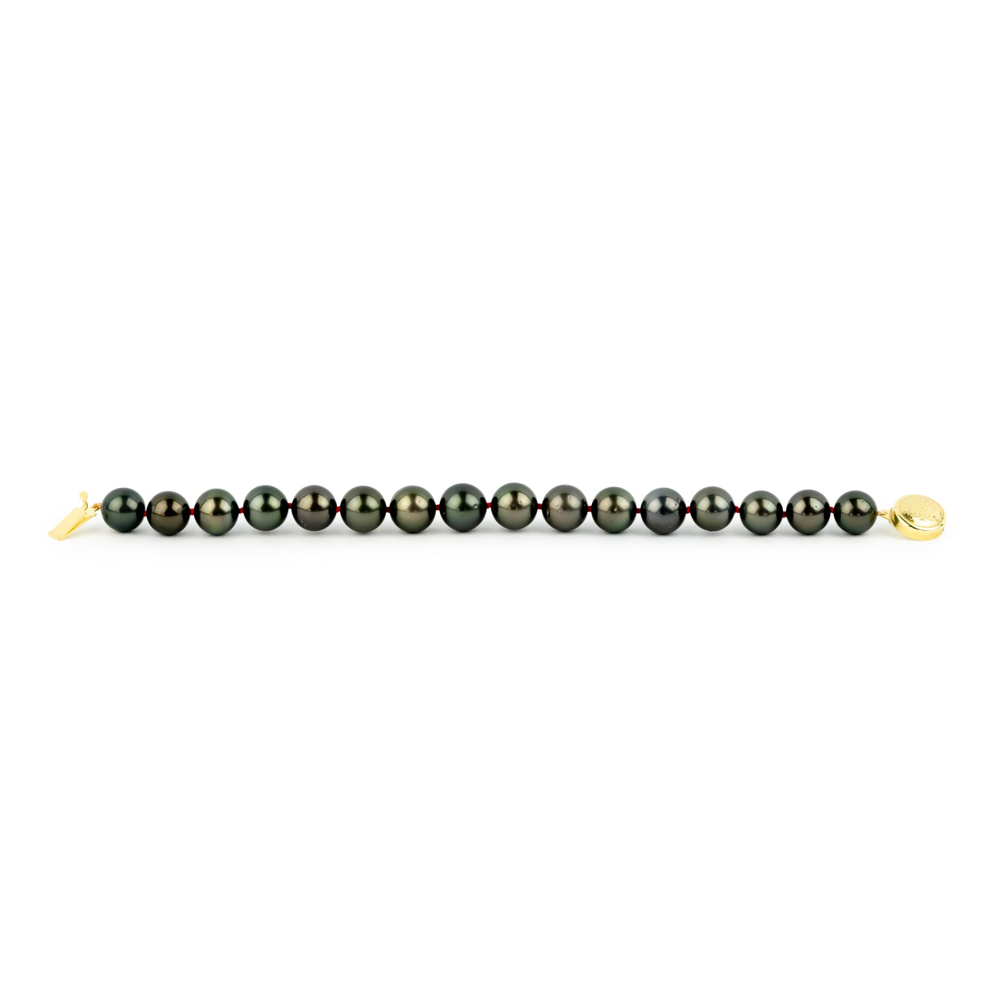 Eclipse Black 10-11mm Tahitian Pearl Bracelet