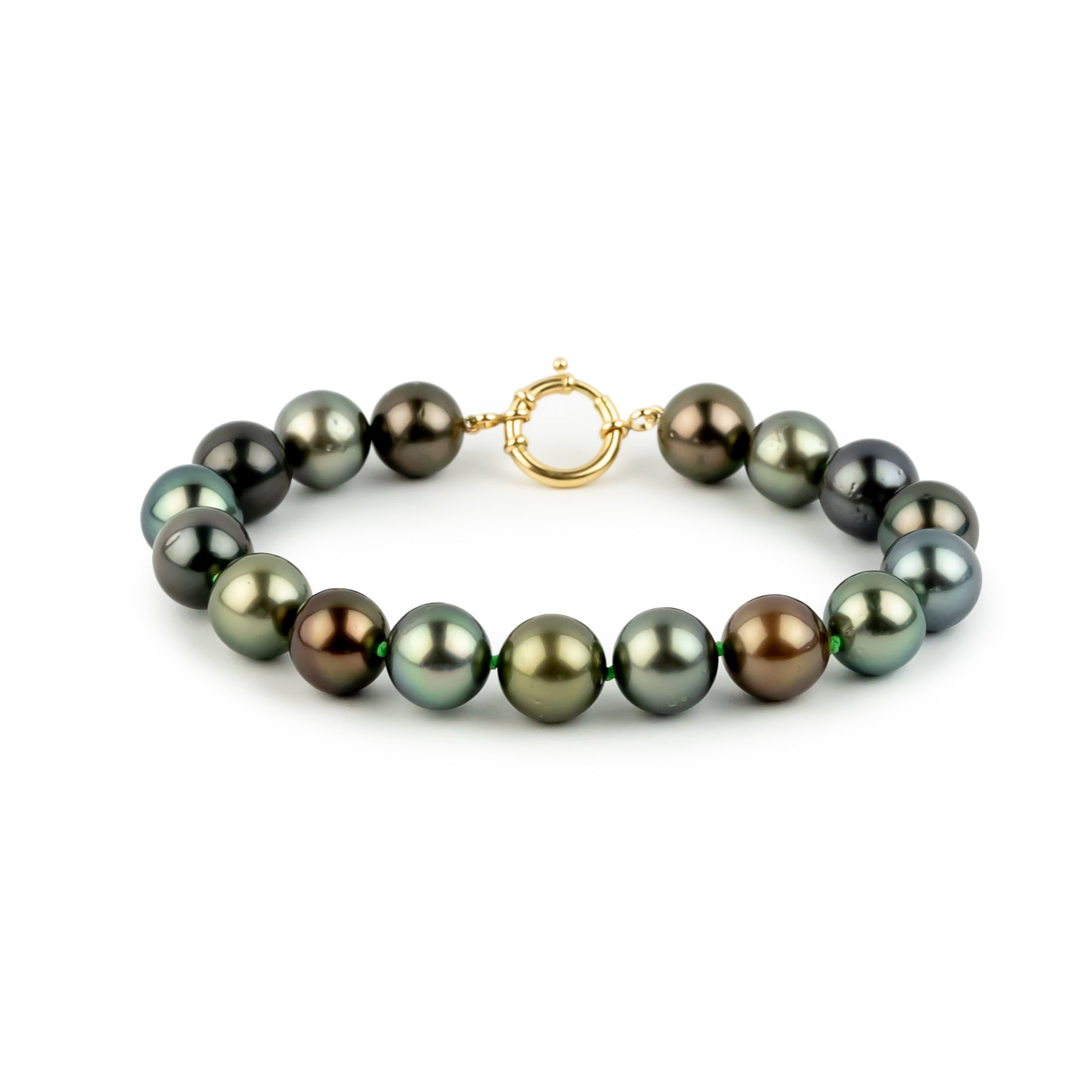 River Rock 10-10.9mm Tahitian Pearl Bracelet