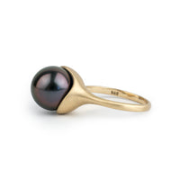 Deep Plum Tahitian Pearl Alizé Ring