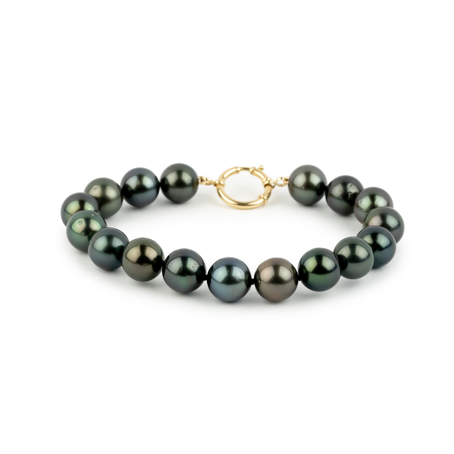 Night Sky 10.2-11mm Tahitian Pearl Bracelet