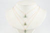 Tahitian Pearl & Diamond Golden Green Étoile Necklace on 10K Gold