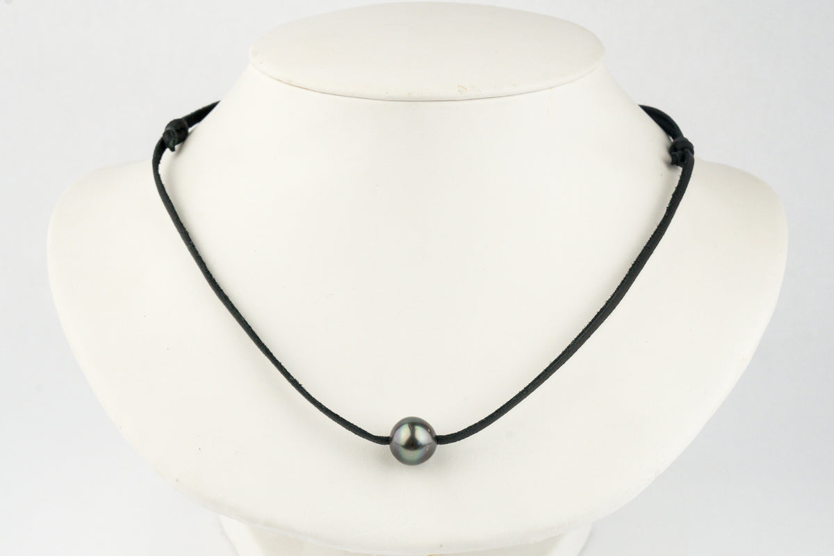 Indigo Peacock 11.6mm Super Mana Necklace