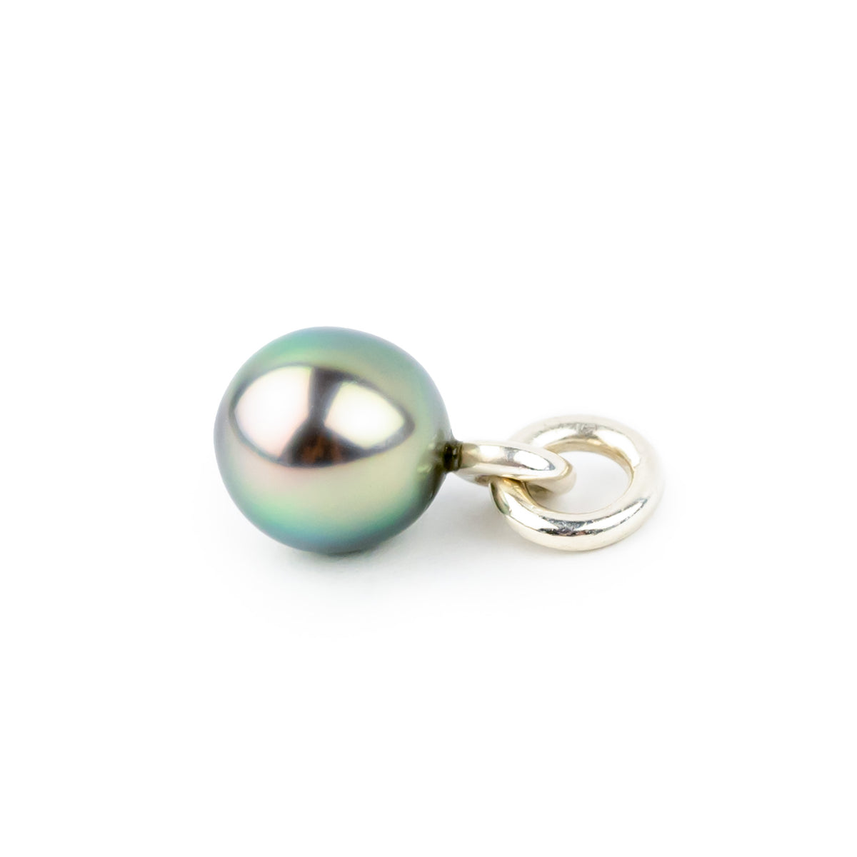 Cotton Candy Blue 10 Tahitian Pearl Rava Pendant on Sterling Silver