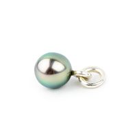 Cotton Candy Blue 10 Tahitian Pearl Rava Pendant on Sterling Silver