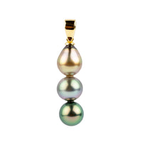 Triple Tahitian Pearl Pendant