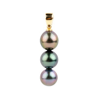 Triple Tahitian Pearl Pendant