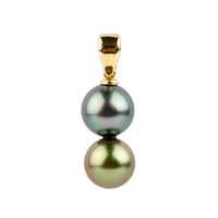Harmony Double Tahitian Pearl Pendant