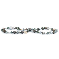 Tahitian Pearl Tri-Colored Harvest Strand