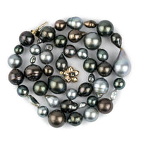 Tahitian Pearl Tri-Colored Harvest Strand