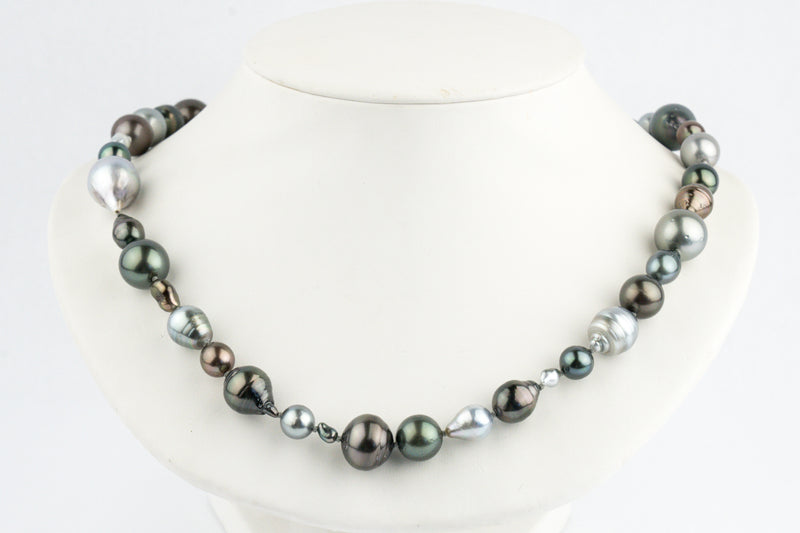 Tahitian Pearl Tri-Colored Harvest Strand