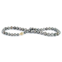 Pink Paradise 8.4-11.8mm Tahitian Pearl Strand