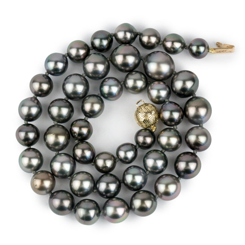Pink Paradise 8.4-11.8mm Tahitian Pearl Strand