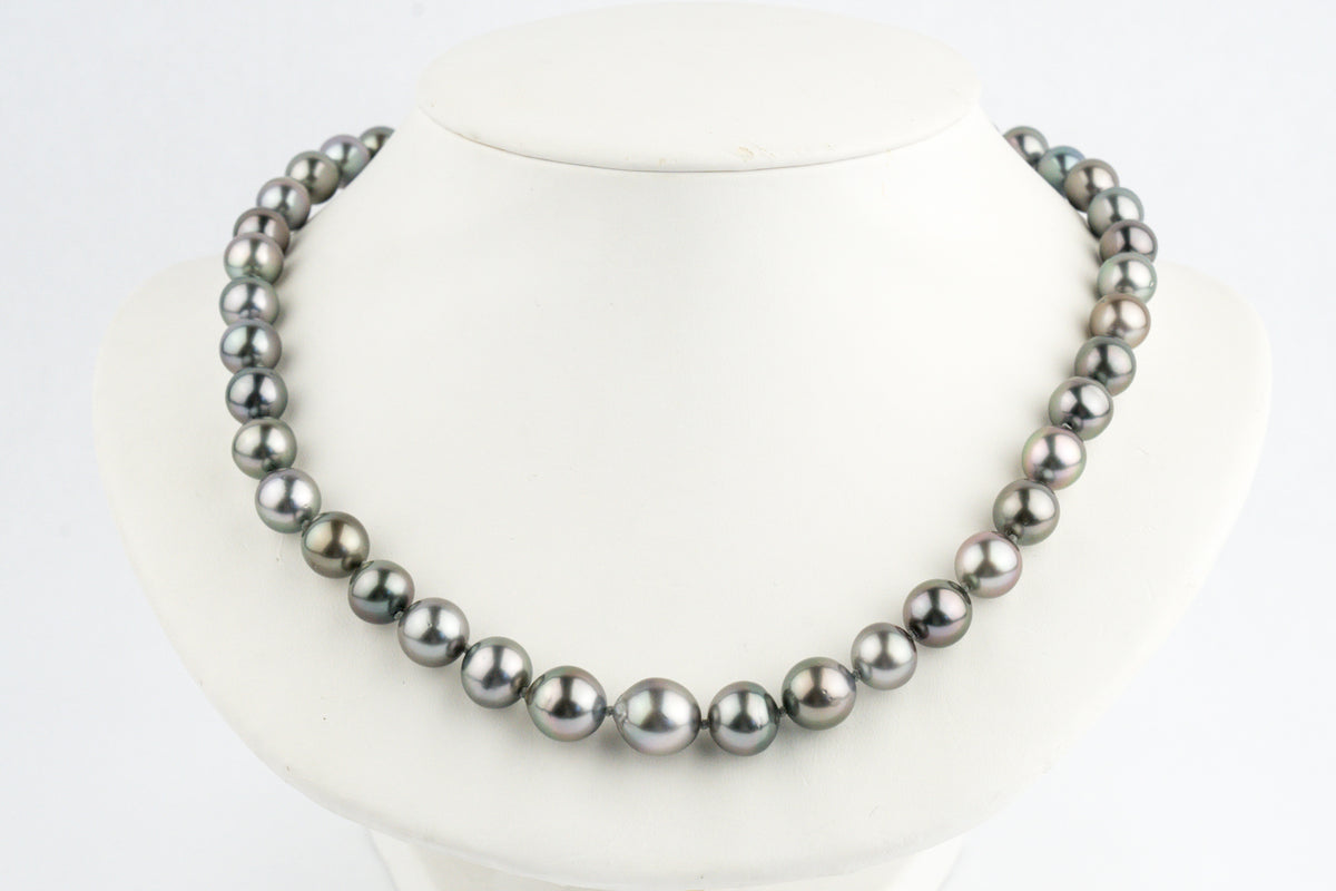 Pink Paradise 8.4-11.8mm Tahitian Pearl Strand