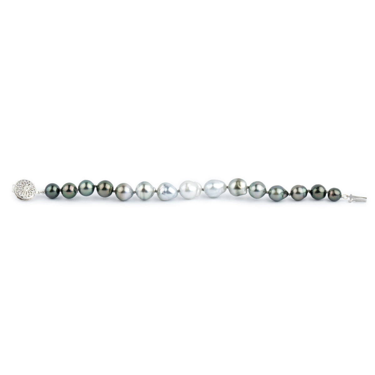 Ombre Tahitian Baroque Pearl 7.8-11mm Bracelet